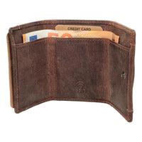 Vollleder-Minibörse mit RFID-Blocker