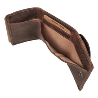 Vollleder-Minibörse mit RFID-Blocker