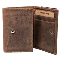 Vollleder-Minibörse mit RFID-Blocker