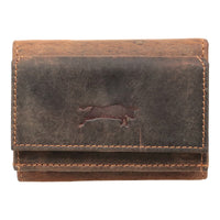 Vollleder-Minibörse mit RFID-Blocker