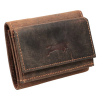 Vollleder-Minibörse mit RFID-Blocker