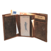 Vollleder-Minibörse mit RFID-Blocker