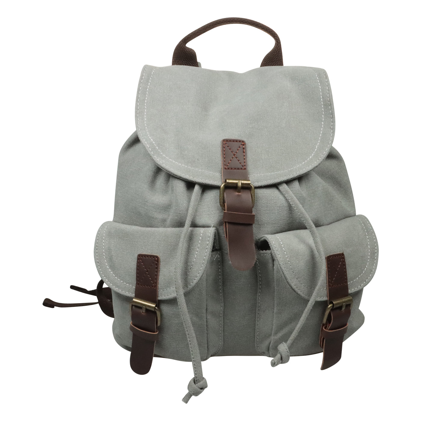 Canvas Rucksack im Retrolook