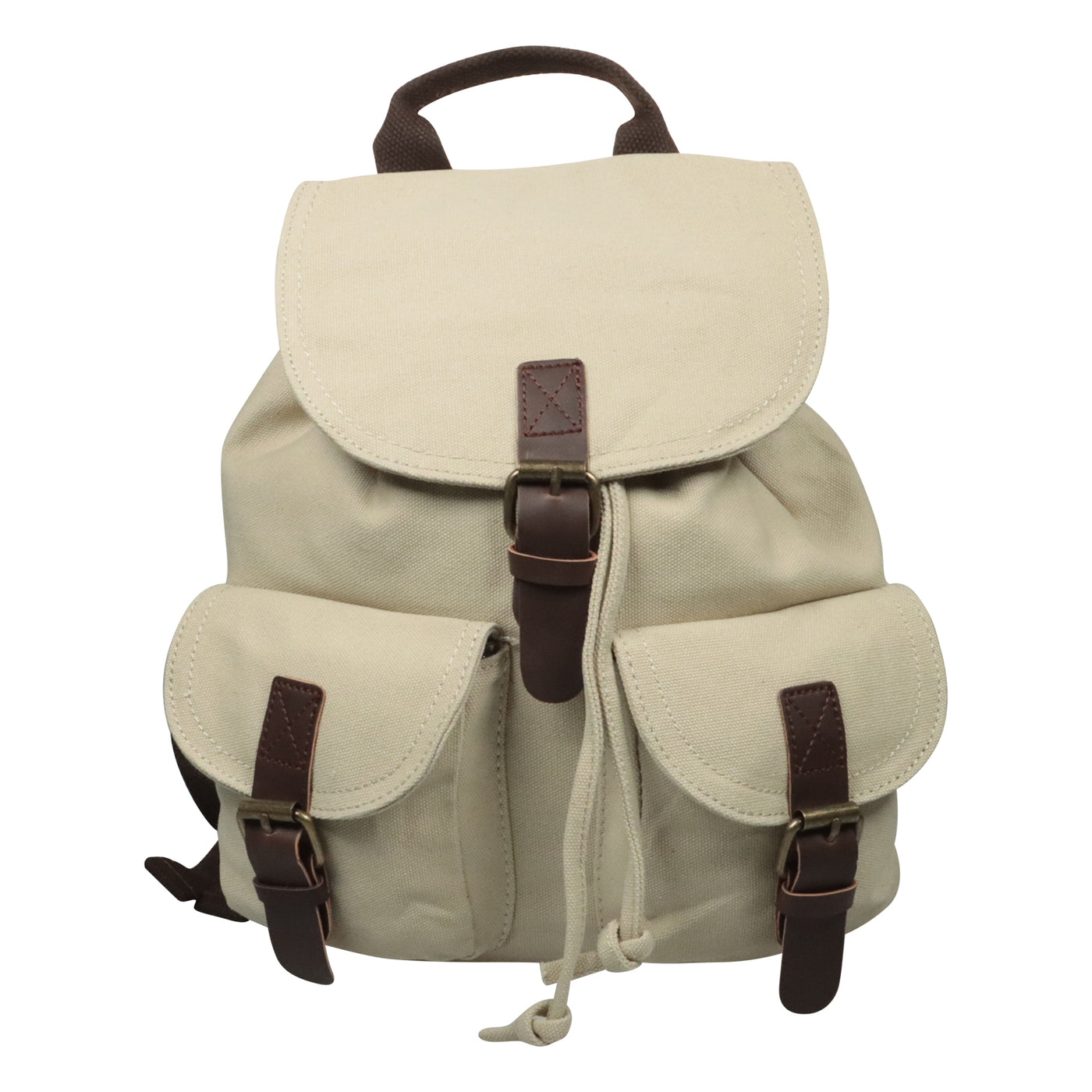 Canvas Rucksack im Retrolook