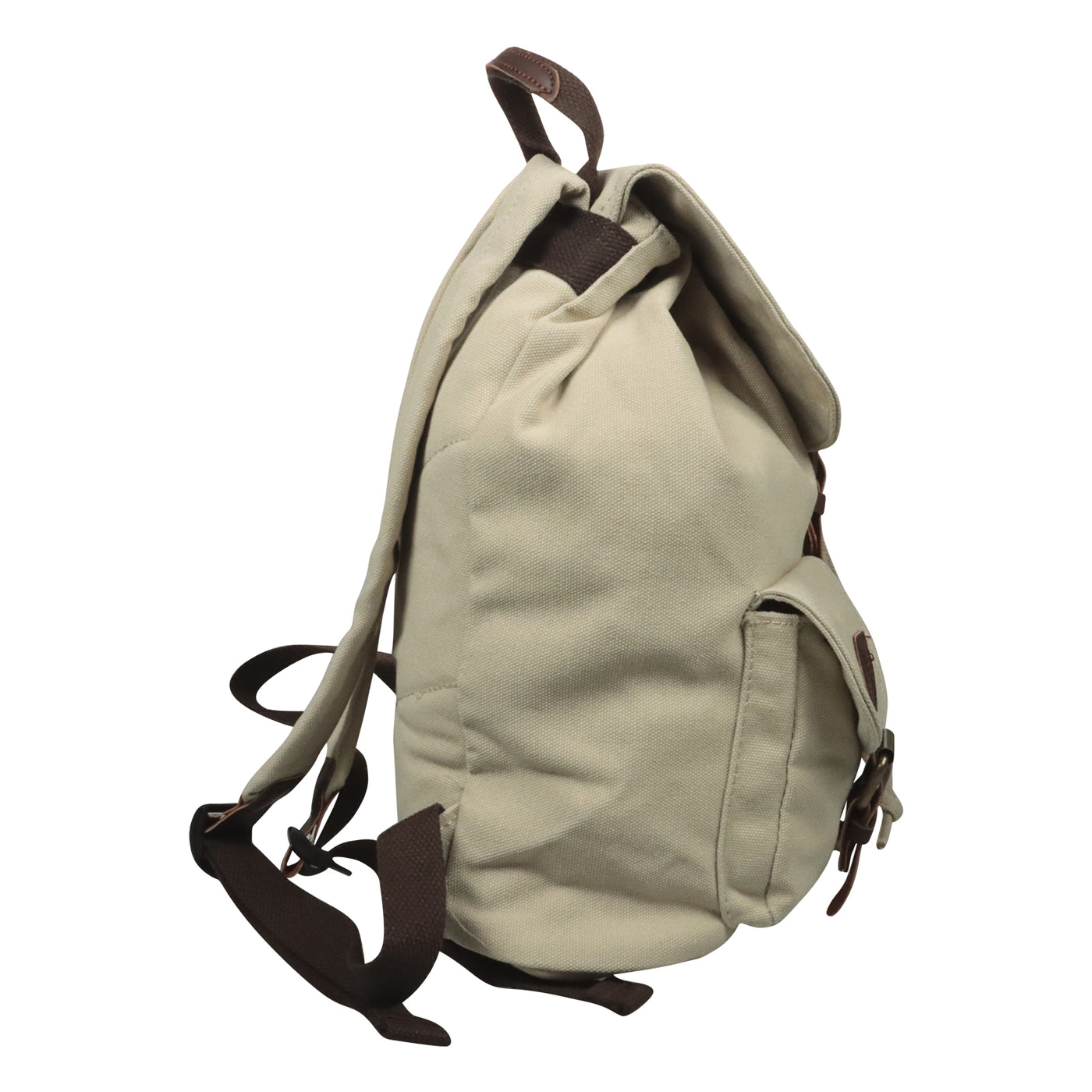 Canvas Rucksack im Retrolook