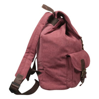 Canvas Rucksack im Retrolook