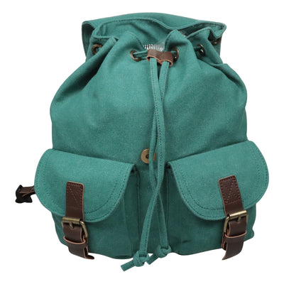 Canvas Rucksack im Retrolook