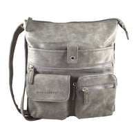 sportliche Umhängetasche mit vielen Außentaschen