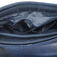 schöne Umhängetasche aus Kunstleder mit geschicktem Aufbau