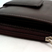 Premium Geldbörse aus poliertem Echt Leder