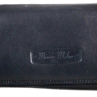 klassische Damengeldbörse aus weichem Rindsleder mit RFID-Blocker