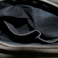 Unisex Messenger Bag aus Canvas mit Überwurf und langem Gurt