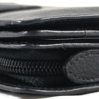 kompakte Damengeldbörse aus weichem Rindsleder, RFID-safe