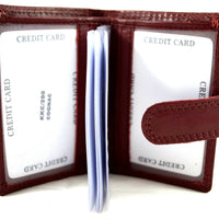 Edles Kartenetui mit praktischen Details, Echt Leder