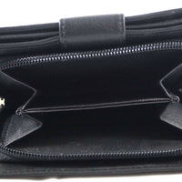 kompakte Damengeldbörse aus weichem Rindsleder, RFID-safe