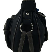 kompakte Handtasche mit 2 Fächern für jeden Tag