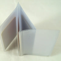 kompakte kleine Brieftasche für Karten und Dokumente, Rindsleder