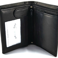 Klassische Bifold-Börse aus weichem Echt Leder