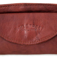Schlüsseletui aus weichem Echt Leder mit 2 Schlüsselringen