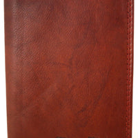 kompakte kleine Brieftasche für Karten und Dokumente, Rindsleder