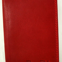 kompakte kleine Brieftasche für Karten und Dokumente, Rindsleder