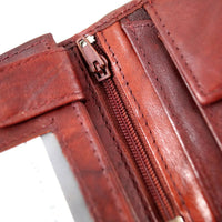 klassische Bifold-Geldbörse aus weichem Echt Leder