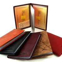 praktisches kleines Dokumentenetui aus Rindsleder