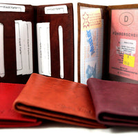 kleine Brieftasche aus weichem Rindsleder