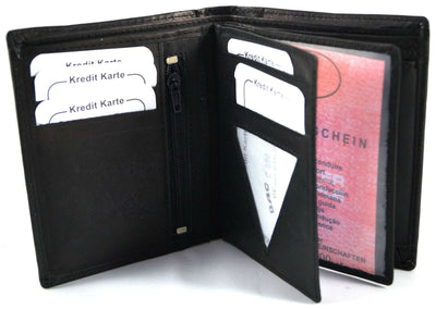 Geldbörse mit vielen Fächern aus weichem Echt Leder