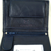 Klassische Bifold-Börse aus weichem Echt Leder