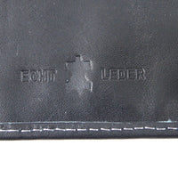 Geldbörse aus Rindleder im Querformat mit RFID-Blocker