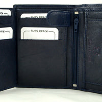 Klassische Bifold-Börse aus weichem Echt Leder