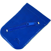 Schlüsselglocke mit Außenfach aus poliertem Echt Leder