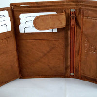 Klassische Bifold-Börse aus weichem Echt Leder