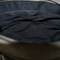 Unisex Messenger Bag aus Canvas mit Überwurf und langem Gurt