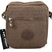 leichte Umhängetasche aus wasserabweisendem Nylon, Unisex