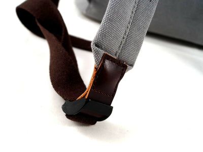 Canvas Rucksack im Retrolook