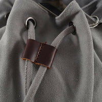 Canvas Rucksack im Retrolook