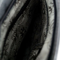 große Umhängetasche aus Kunstleder in Wildlederoptik