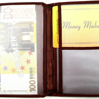 Klassische Brieftasche aus Rindsleder - RFID-safe