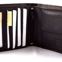 Geldbörse mit 12 Kartenfächern aus weichem Echt Leder