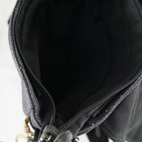 Unisex Messenger Bag aus Canvas mit Überwurf und langem Gurt