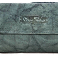 kompakte Damengeldbörse aus weichem Rindsleder mit außen liegendem Münzfach