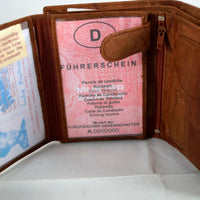 Klassische Bifold-Börse aus weichem Echt Leder