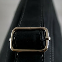 große Umhängetasche aus Kunstleder in Wildlederoptik