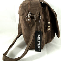 leichte Umhängetasche aus wasserabweisendem Nylon, Unisex