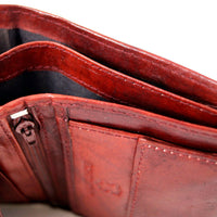 Klassische Bifold-Börse aus weichem Echt Leder