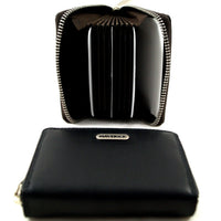 praktisches Kartenetui mit umlaufendem Reißverschluss, Echt Leder