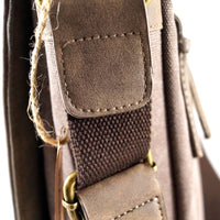 Großer Unisex Messenger Bag aus Canvas, DIN A4