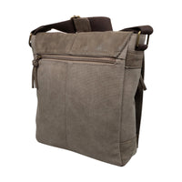 Großer Unisex Messenger Bag aus Canvas, DIN A4